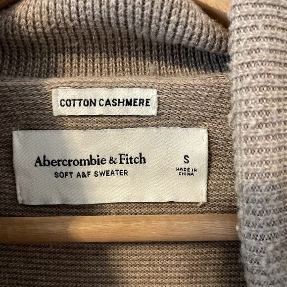 Abercrombie And Fitch Cotton Cashmere Turtleneck Soft AF Sz S - Picture 2 of 4